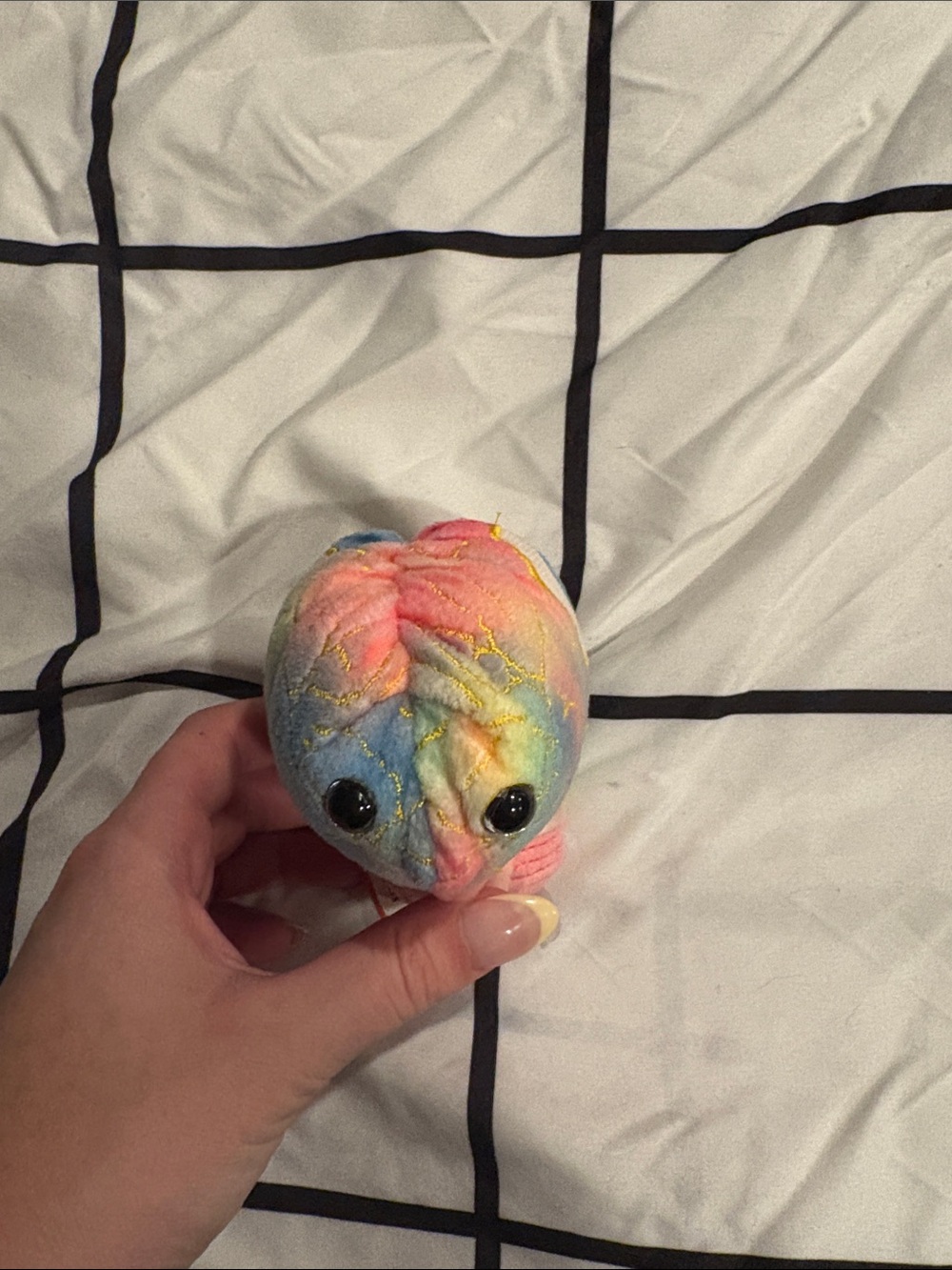 Tie-Dye Plush Small Pet Toy - Multicolor